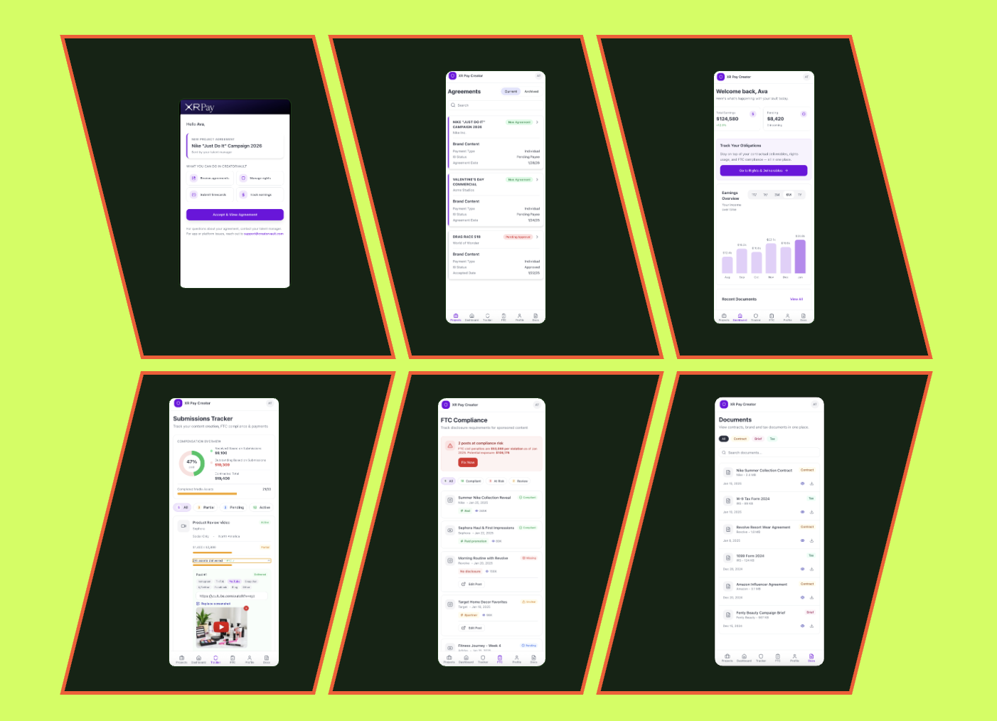 USER RESEARCH, app screens