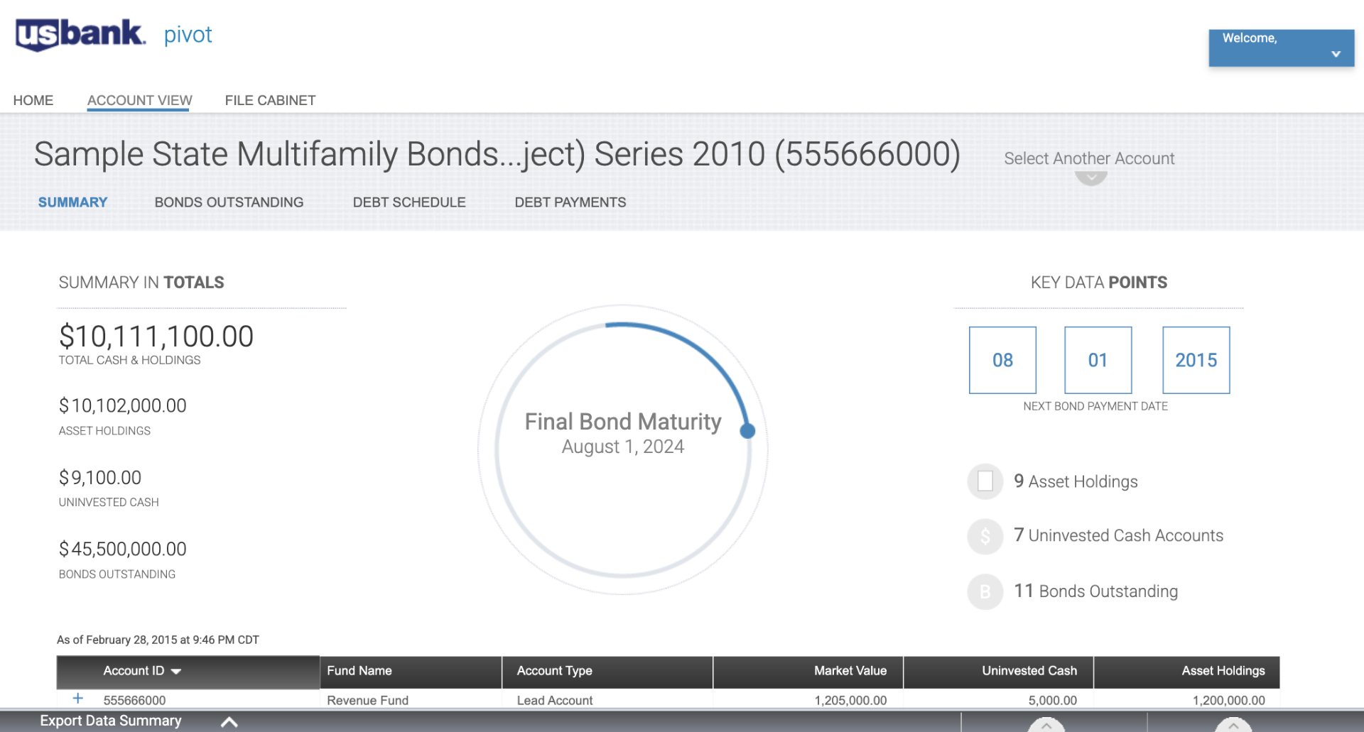 U.S. Bank, Pivot portal